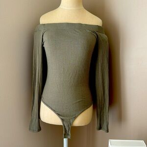 Off the shoulder bodysuit
